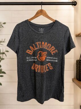 Baltimore Orioles Genuine Merchandise 5th & Ocean Women’s Gray T Shirt S